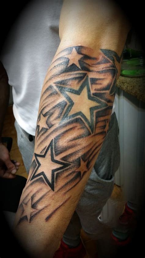 forearm tattoos stars